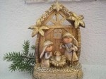 Betlehem  14,5 X 6 X 19  cm polyrezin
