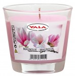 Vonná sviečka v sklen.svietníku MAGNOLIA 30hod. 9cm