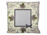 Vankúš, dekor, 41cm textil, levanduľa
