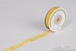 Stuha organza 15MM  bodkovaná